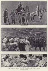 Die Eröffnung der Militärausstellung in Earl